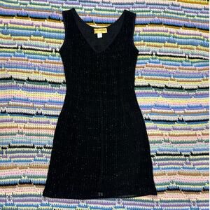 Scott McClintock black sequin dress